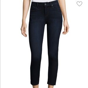 Paige dark denim Verdugo crop jean